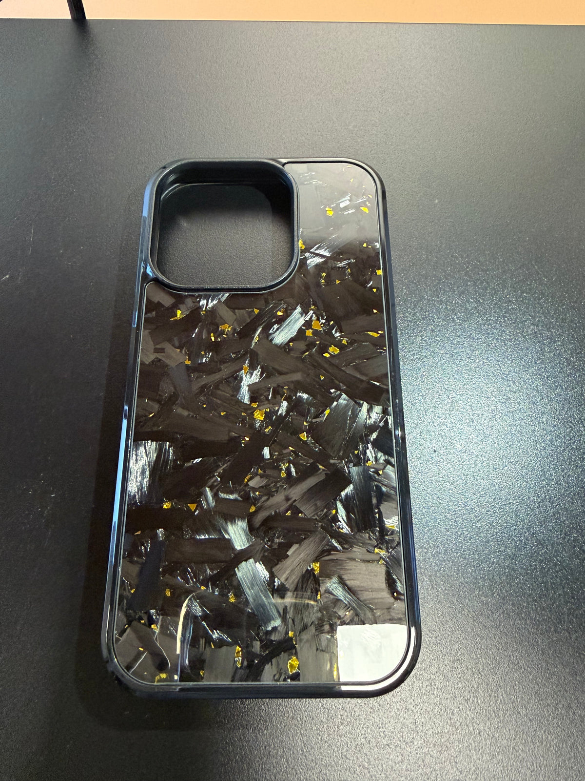 IPhone 15 Pro Case With Gold Flakes